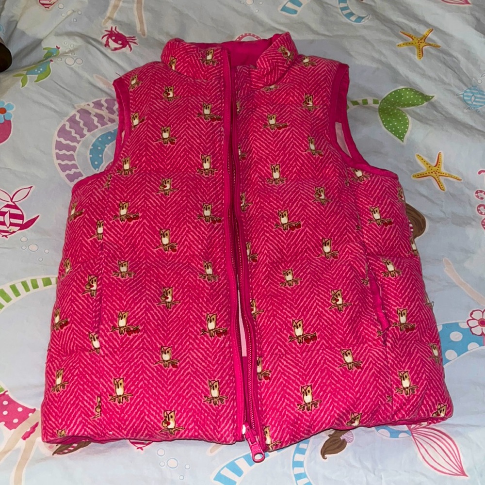 Lilly Pulitzer reversible puffer vest